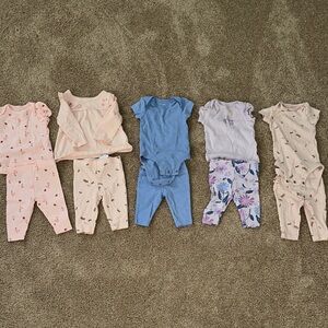 Carter's Soft Pink Baby Onesie